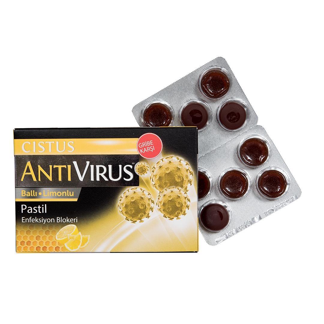 Cistus Antivirus Ballı Limonlu Pastil 10 Adet-Cistus