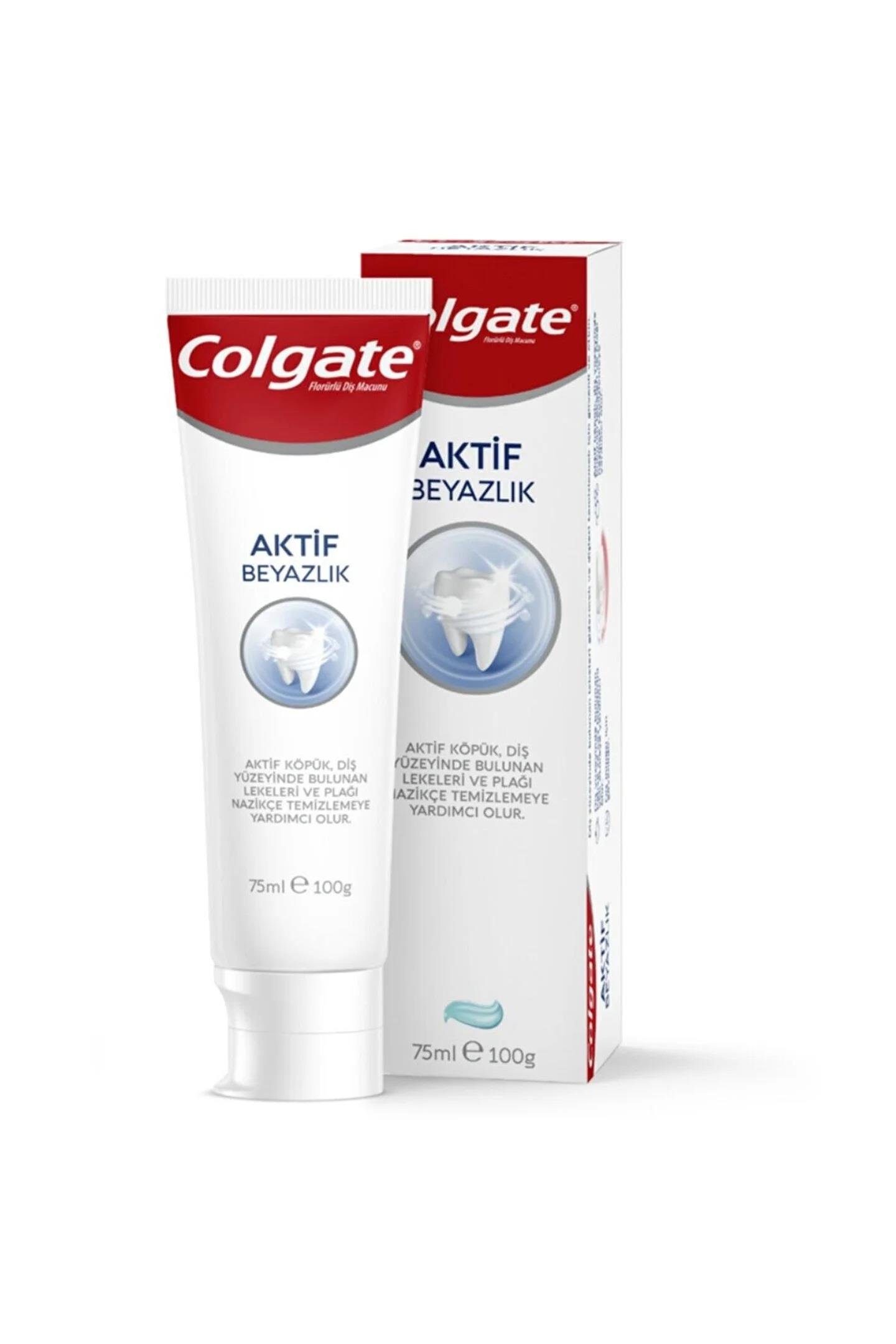 Colgate Aktif Beyazlık Diş Macunu 75 ml-Colgate