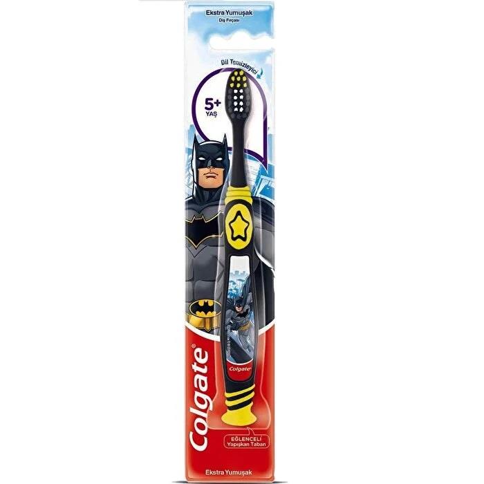 Colgate Çocuk Diş Fırçası 5 Yaş+ Vakumlu - Batman-Colgate