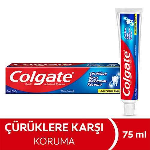 Colgate Çürüklere Karşı Maksimum Koruma Diş Macunu 75 ml-Colgate