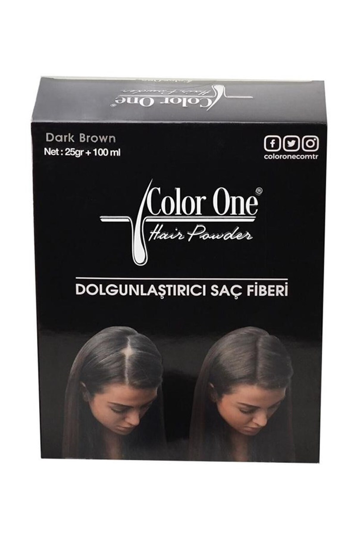 Colorone 25 Gr 100 Ml Sprey Koyu Kahve Set