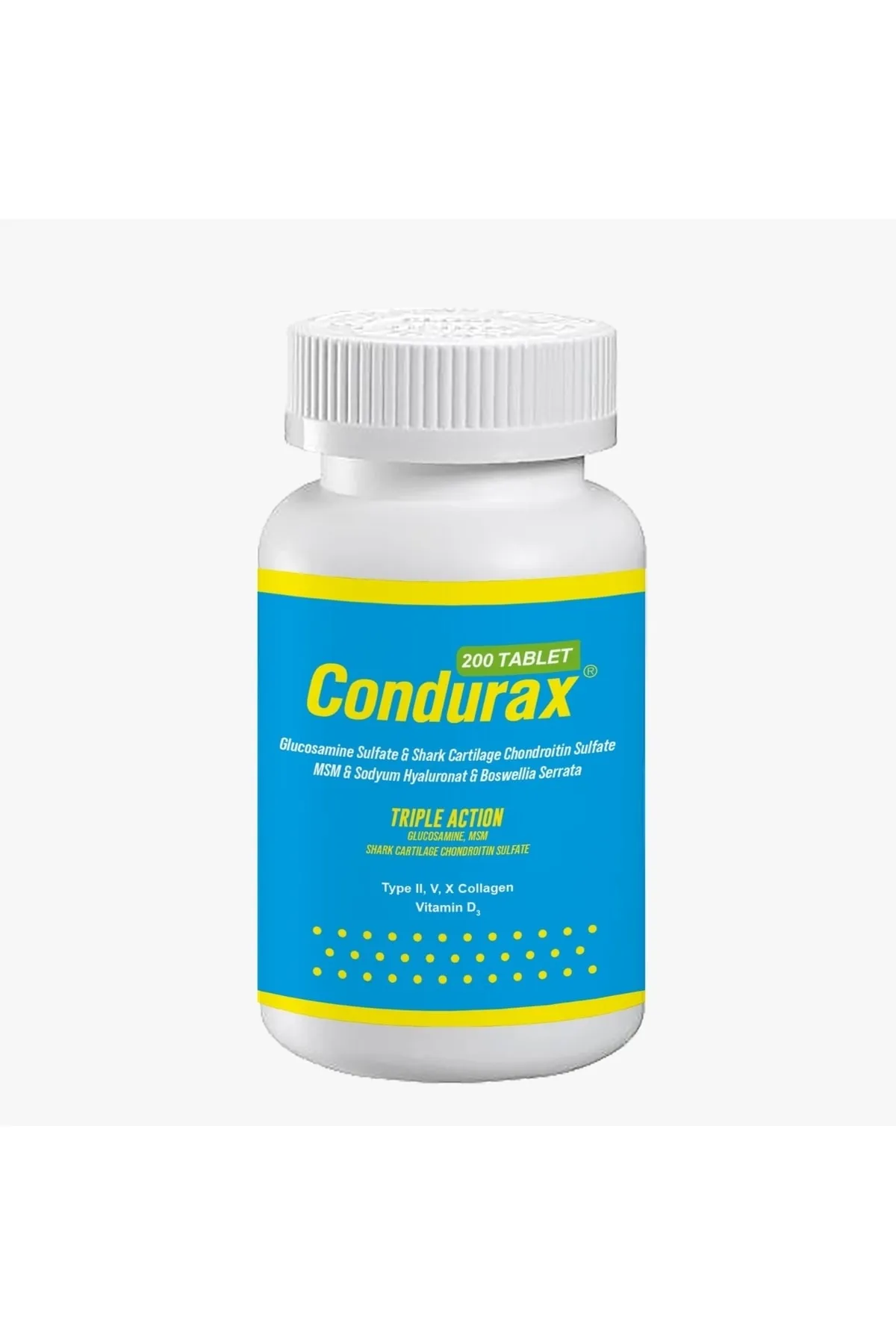 Condurax Glucosamine Shark Cartilage 200 Tablet-Condurax