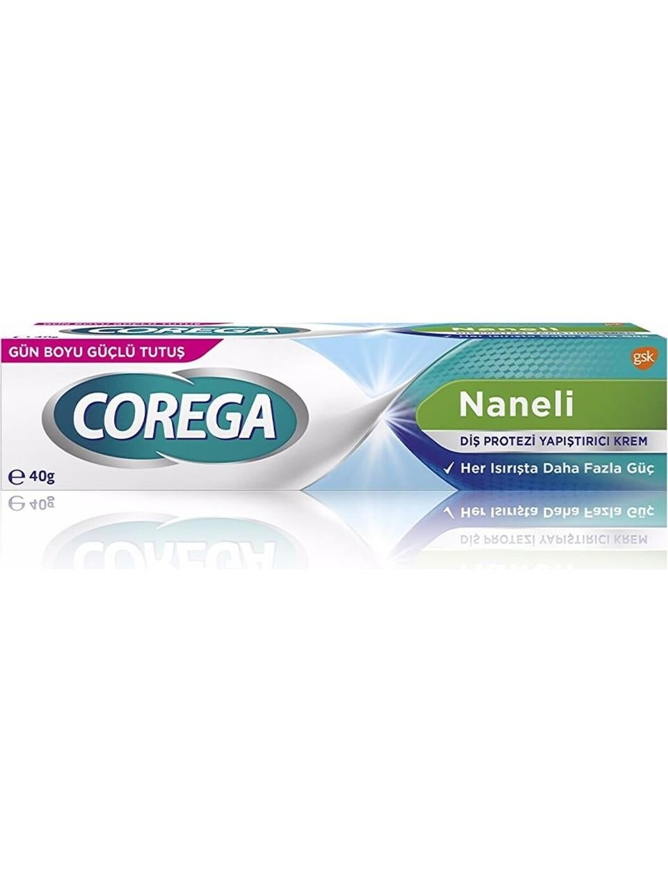 Corega Krem Yapıştırıcı Naneli 40 gr-Corega