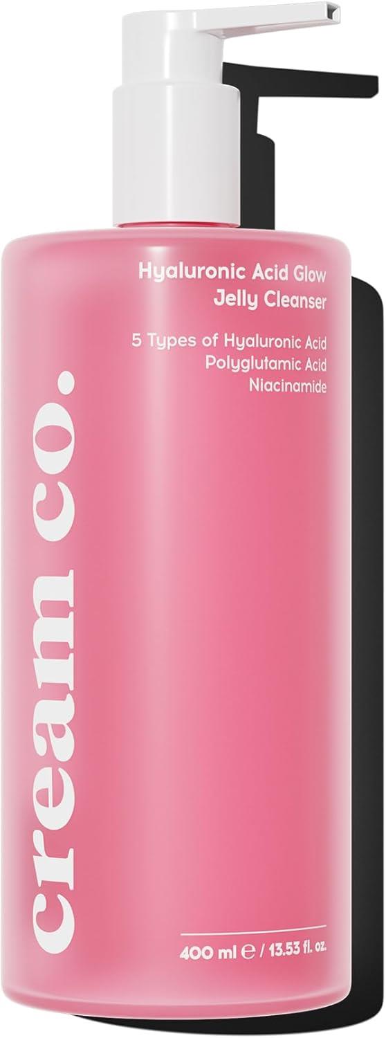 Cream Co. Hyaluronic Acid Glow Jelly Cleanser 400 ml-cream co.