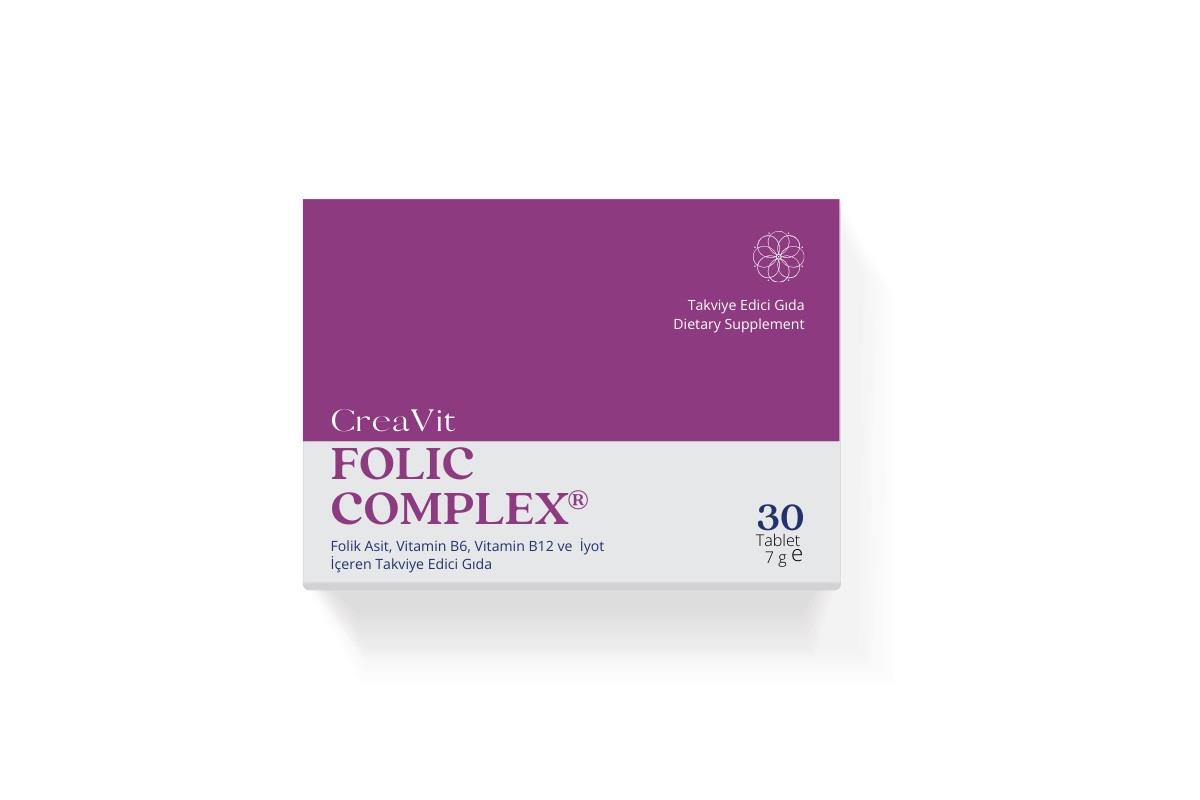 Creavit Folic Complex 7 gr 30 Tablet-CreaVit