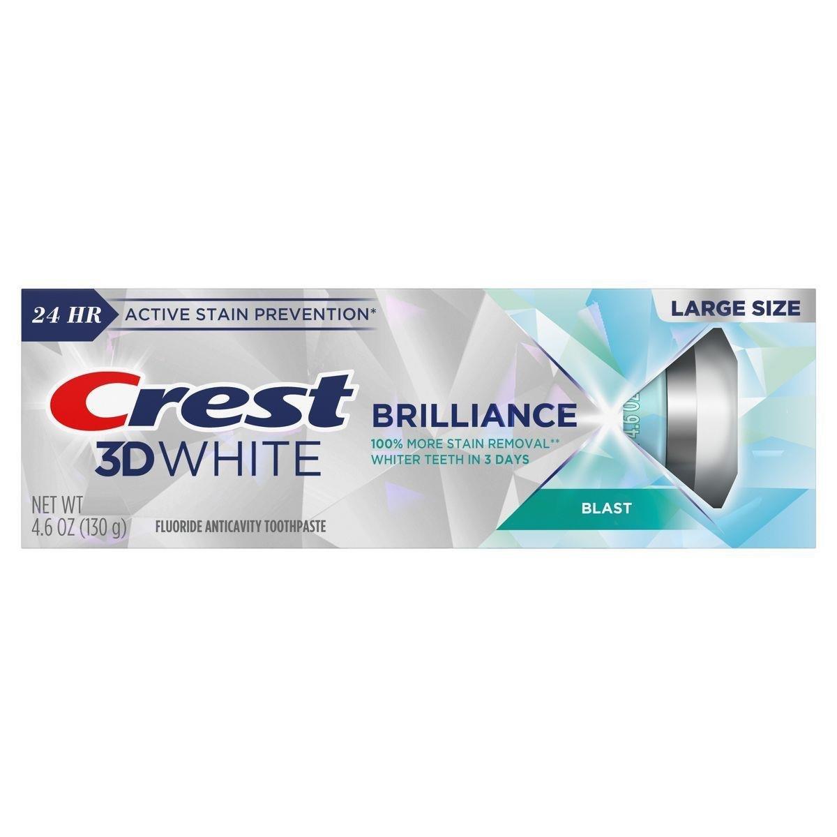 Crest 3D White Brilliance Blast Diş Macunu 130 gr-Crest