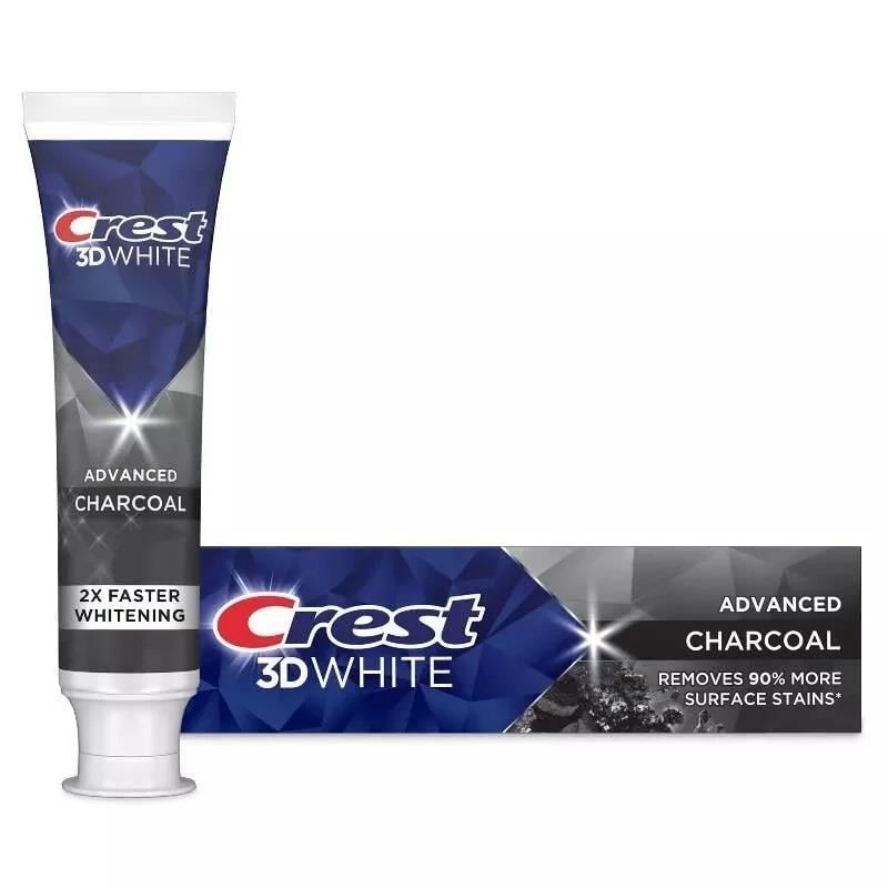 Crest 3D White Charcoal 93 gr-Crest