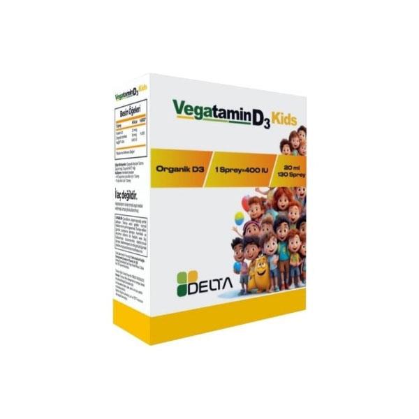 Delta Vegatamin D3 Kids 130 Sprey 20 ml-Delta