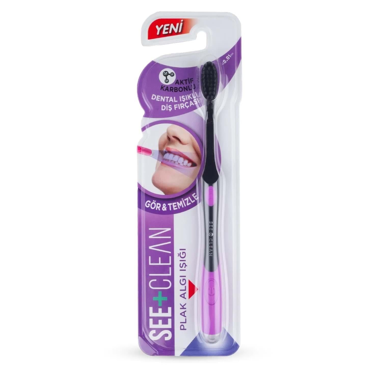 Dentiste See+Clean Diş Fırçası Mor-Dentiste
