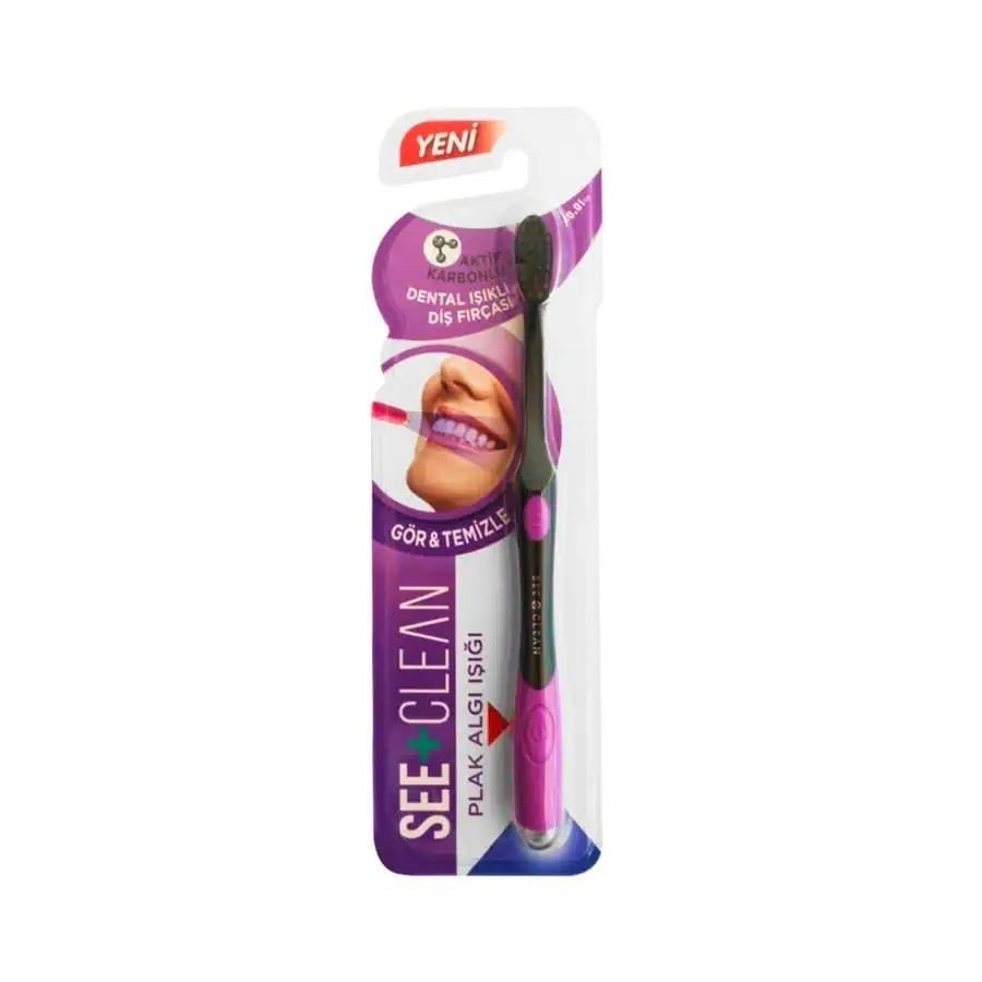 Dentiste See+Clean Diş Fırçası Pembe-Dentiste
