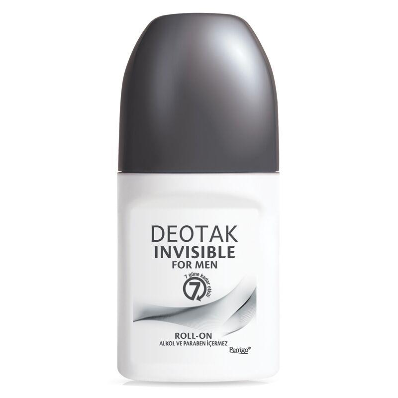 Deotak Roll-On Deodorant Invisible For Men 35 ml-Deotak