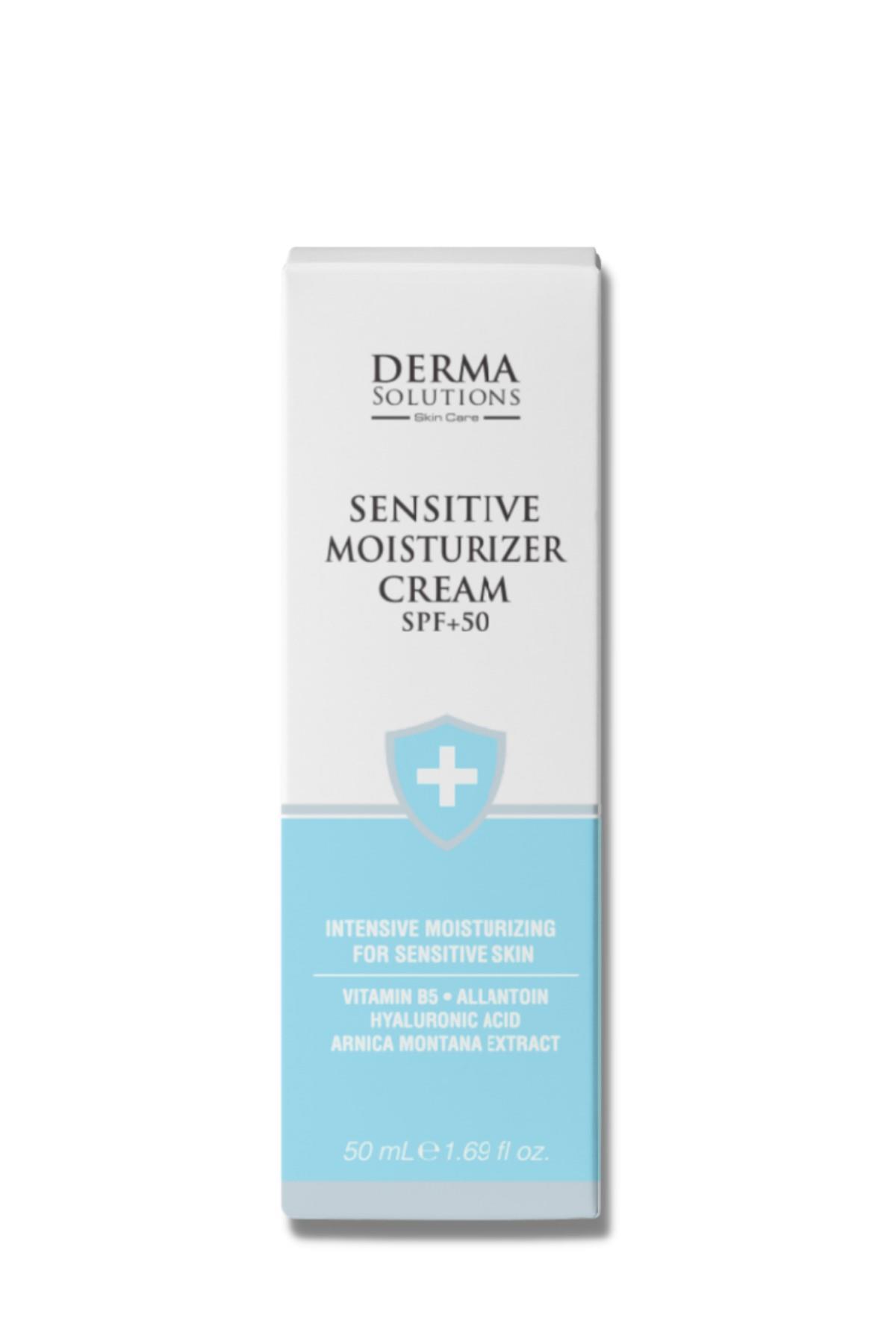 Derma Solutions Sensitive Mouisturizing Cream SPF50+ 50 ml-Derma Solutions