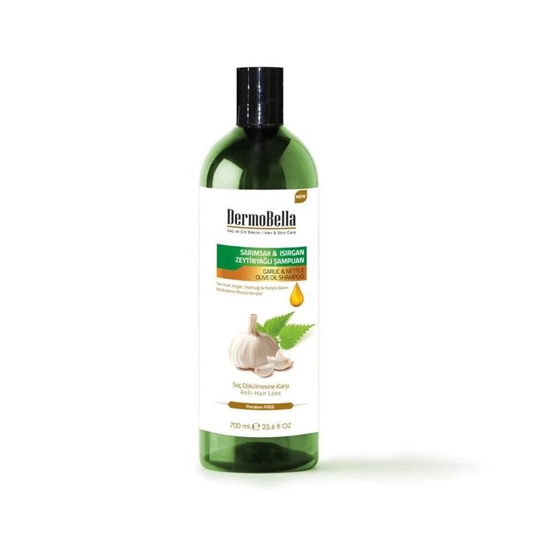 Dermo Bella Şampuan Sarımsak Isırgan Zeytin Yağı 700 ml-DermoBella