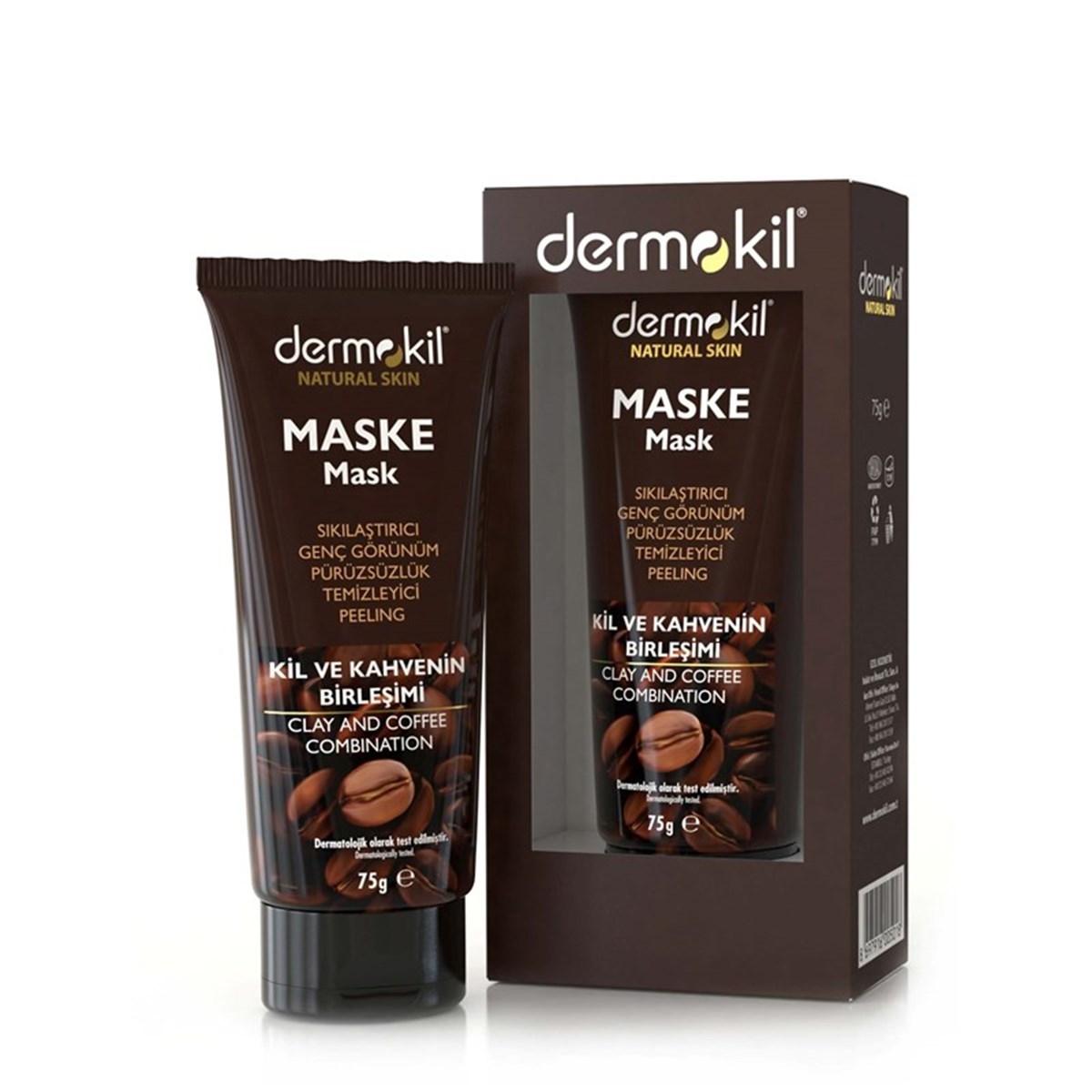 Dermokil Kil ve Kahve Maskesi Sıkılaştırıcı Genç Görünüm 75 ml