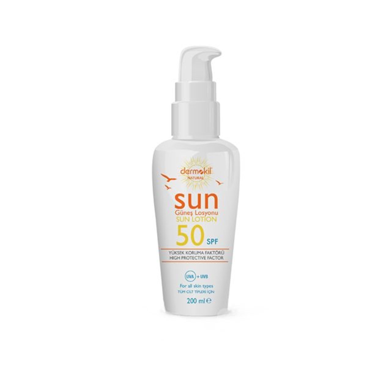 Dermokil Natural Skın Güneş Losyonu 200 ml