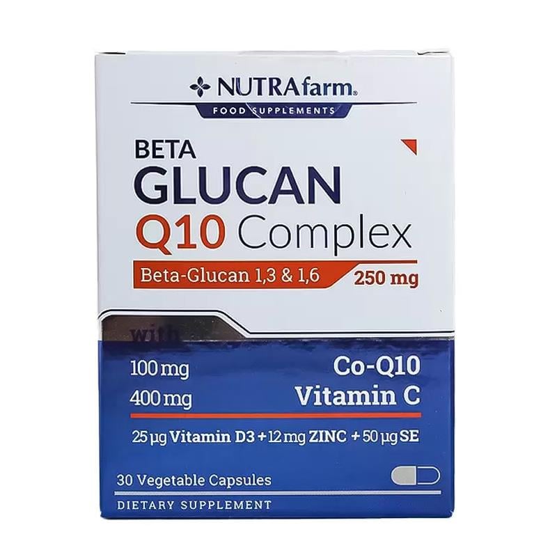 Dermoskin Nutrafarm Beta Glucan Q 10 Complex 30 Kapsül-Dermoskin