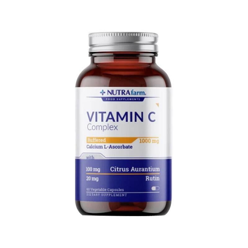 Dermoskin Nutrafarm Vitamin C 500 mg 60 Bitkisel Kapsül-Dermoskin