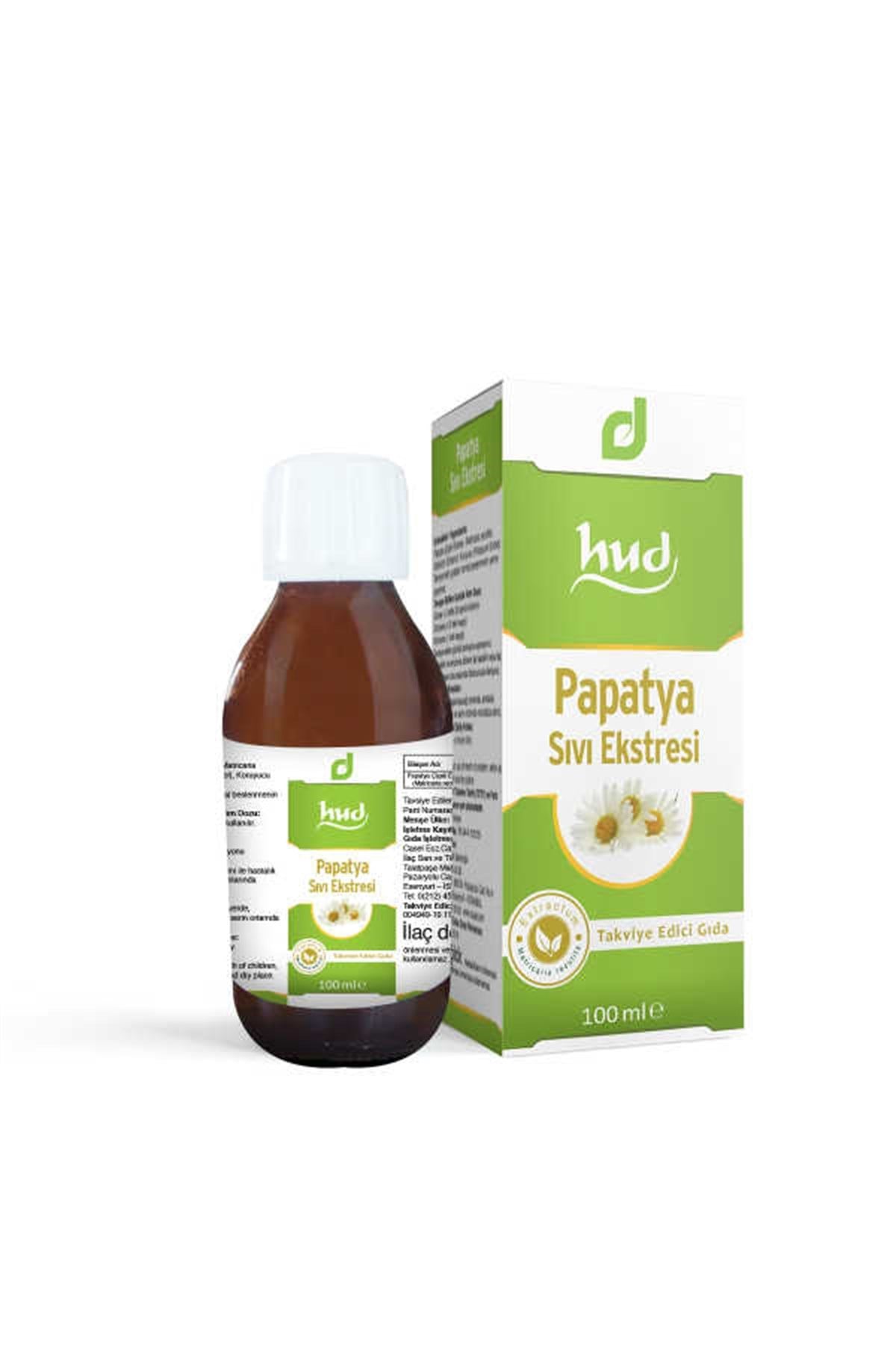 Hud Papatya Sıvı Ekstresi Ekstrakt 100 ml