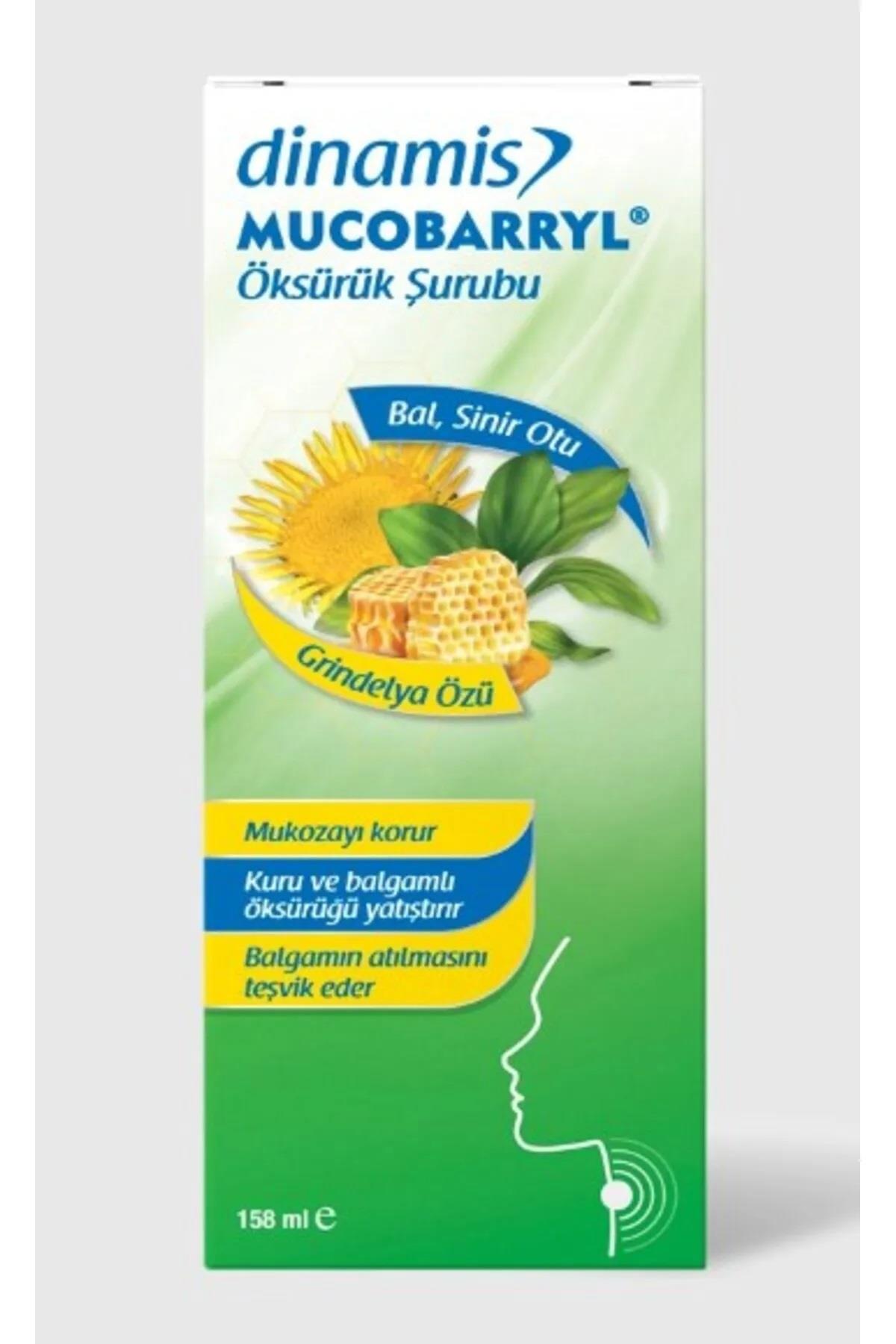 Dinamis Mucobarryl Öksürük Şurubu 158 ml-Dinamis