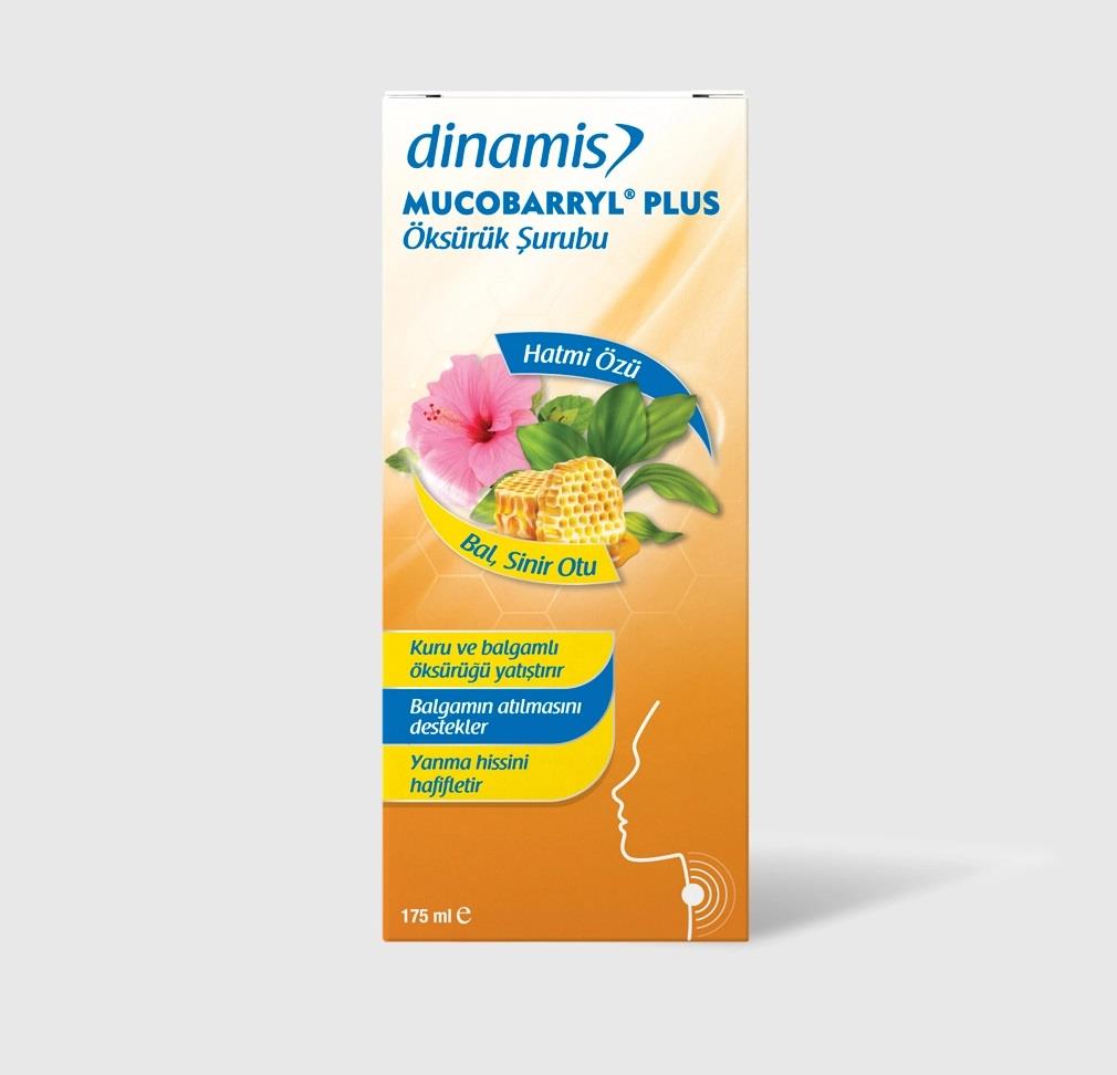 Dinamis Mucobarryl Plus Öksürük Şurubu 175 ml-Dinamis
