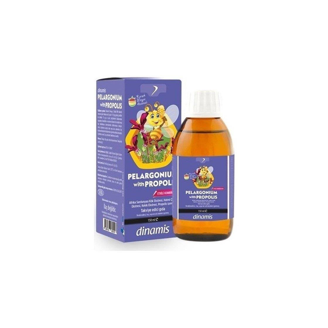 Dinamis Pelargonium with Propolis 150 ml-Dinamis