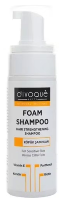 Divoque Panthenol Keratin E Vitamini B7 Vitamini Köpük Şampuan 150 ml-DİVOGUE