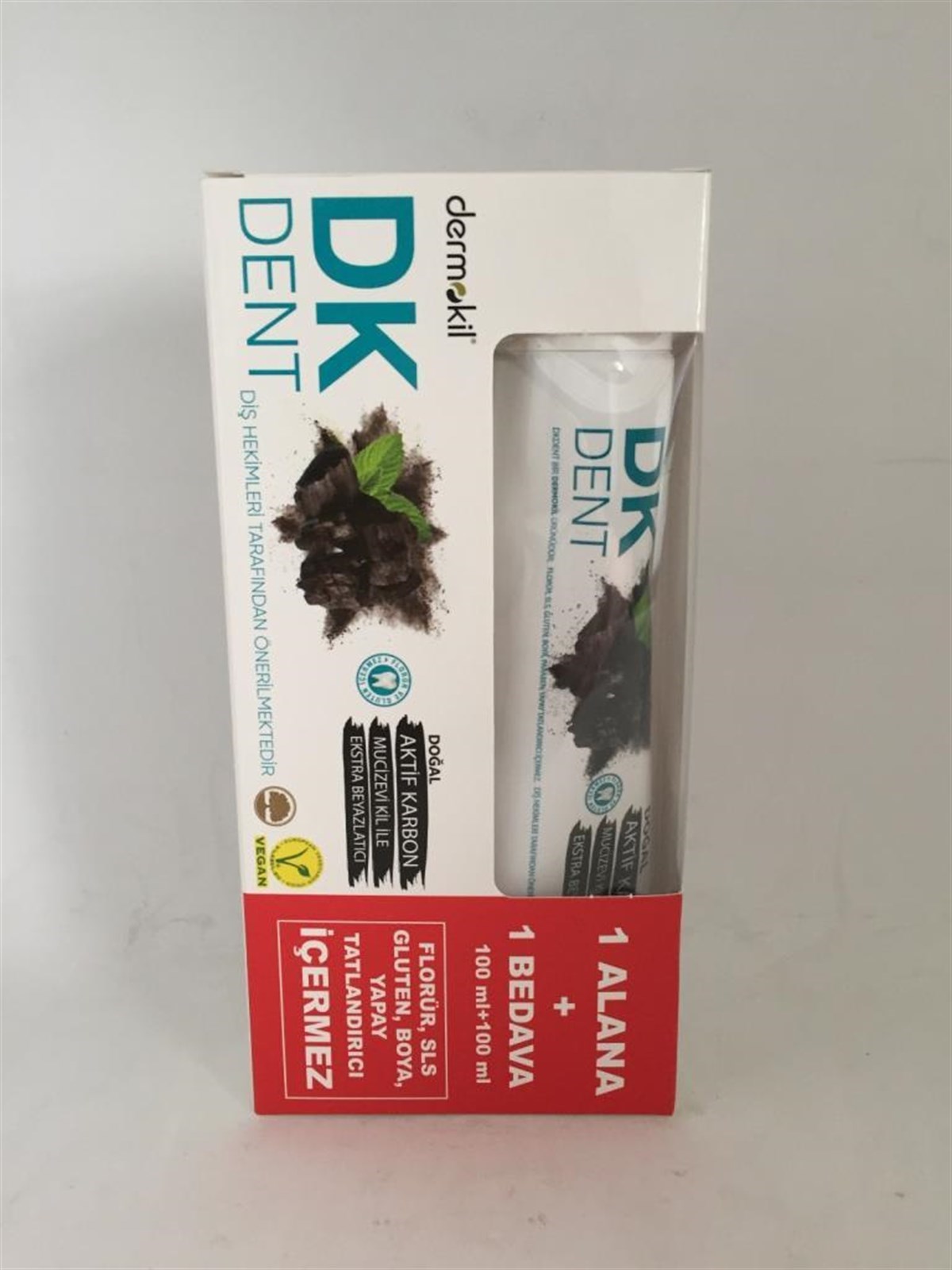 DK Dent Aktif Karbon 100 Ml Diş Macunu 1 Alana  1 Bedava