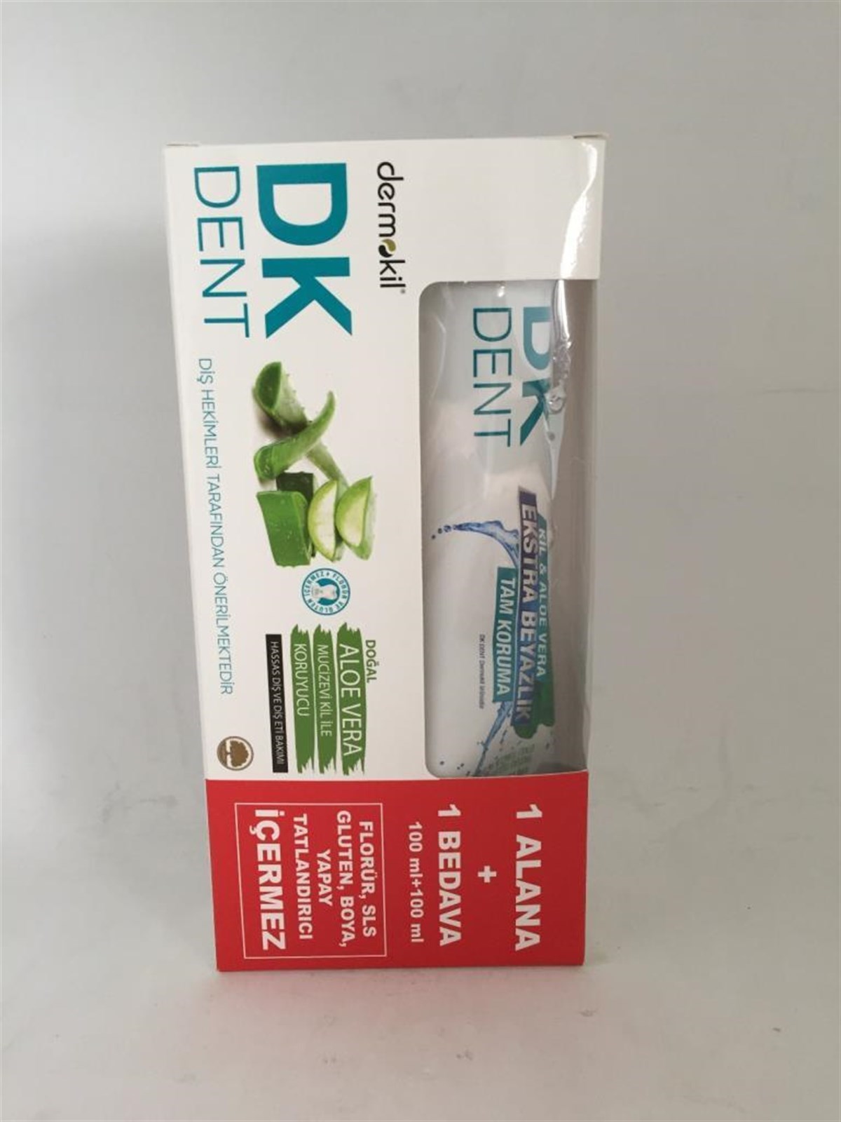 DK Dent Aloe Vera 100 Ml Diş Macunu 1 Alana  1 Bedava