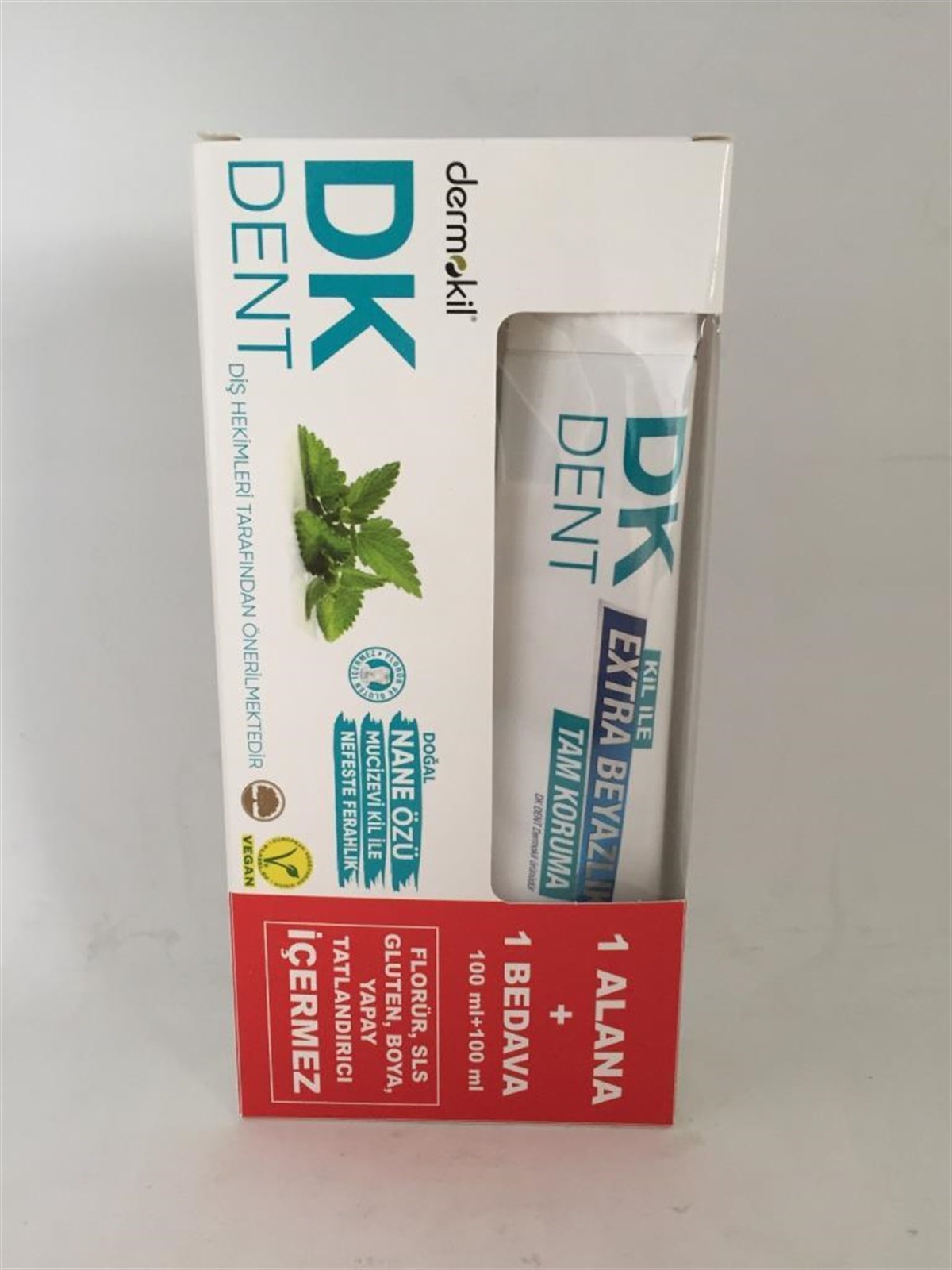 DK Dent Nane Özü 100 Ml Diş Macunu 1 Alana  1 Bedava