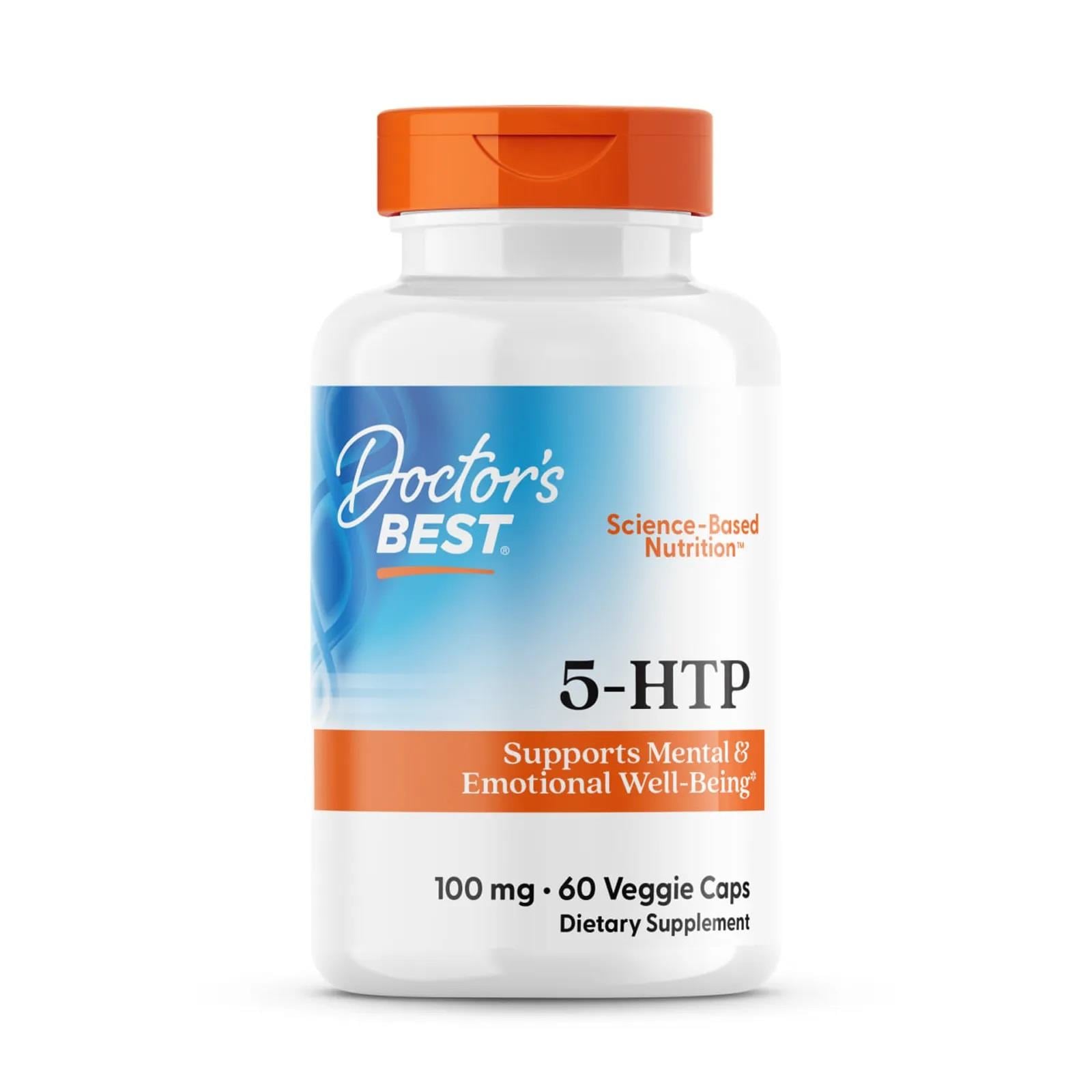 Doctors Best 5-Htp Tryptophan Supports Mental & Emotional Well-Being 60 Veggie Kapsül-Doctor's Best