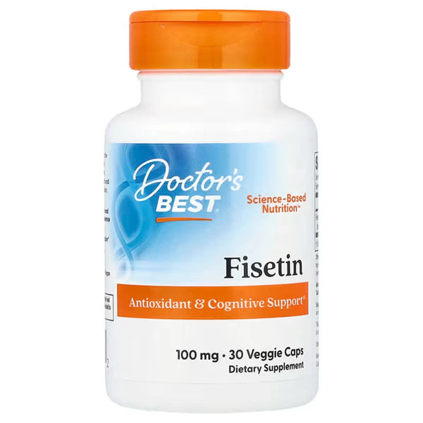 Doctor's Best Fisetin With Novusetin 100 mg 30 Veggie Caps-Doctor's Best