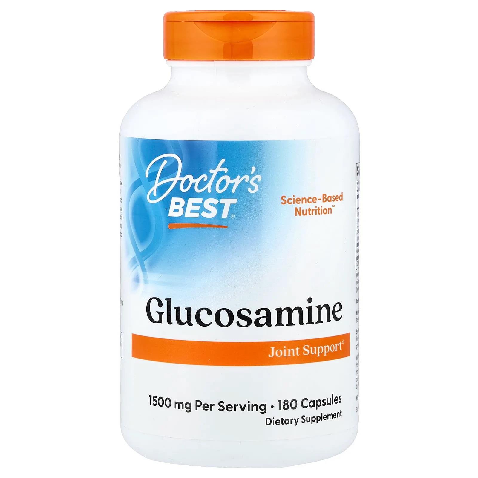 Doctor's Best Glucosamine 750 mg 180 Capsules-Doctor's Best
