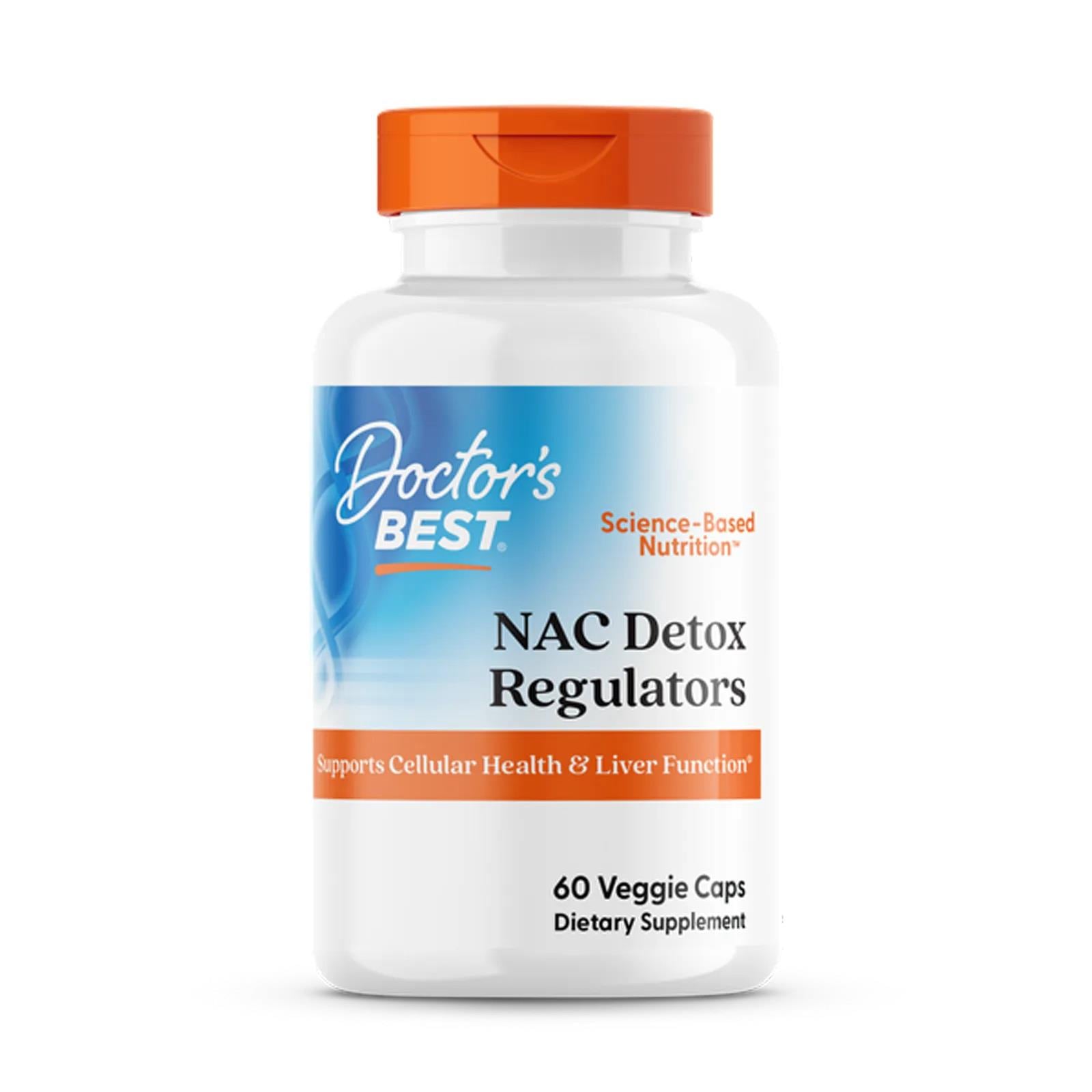 Doctor's Best Nac Detox Regulators 600 mg 60 Veggie Capsul-Doctor's Best