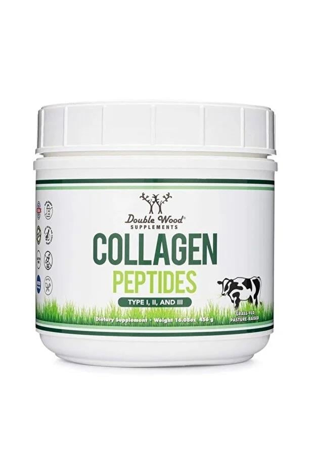 Double Wood Collagen Peptides Powder 456 gr-Double Wood