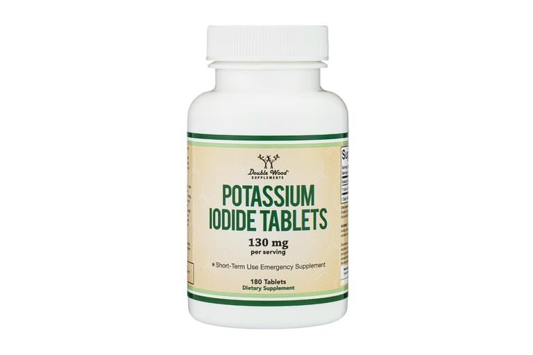 Double Wood Potassium Lodine 130 mg 180 Tablets-Double Wood