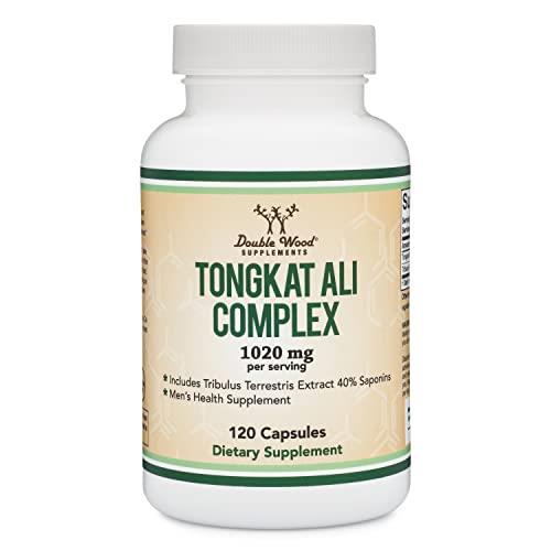 Double Woods Tongkat Ali Extract 1020 mg 120 Capsules-Double Wood