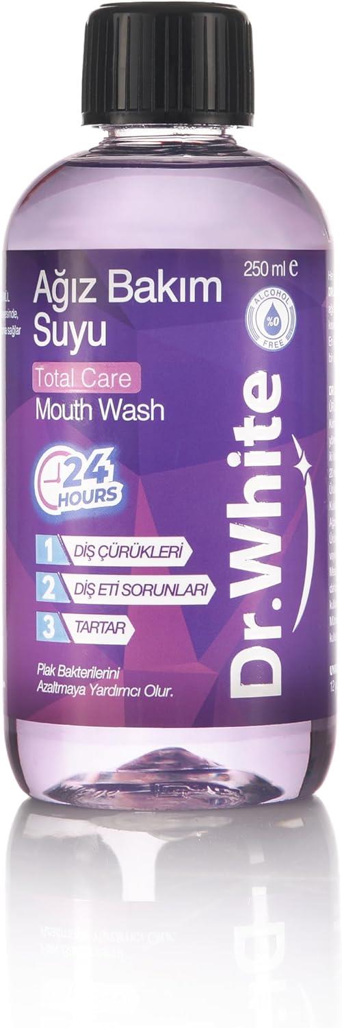 Dr. White Ağız Bakım Suyu Total Care 250 ml-Dr. White