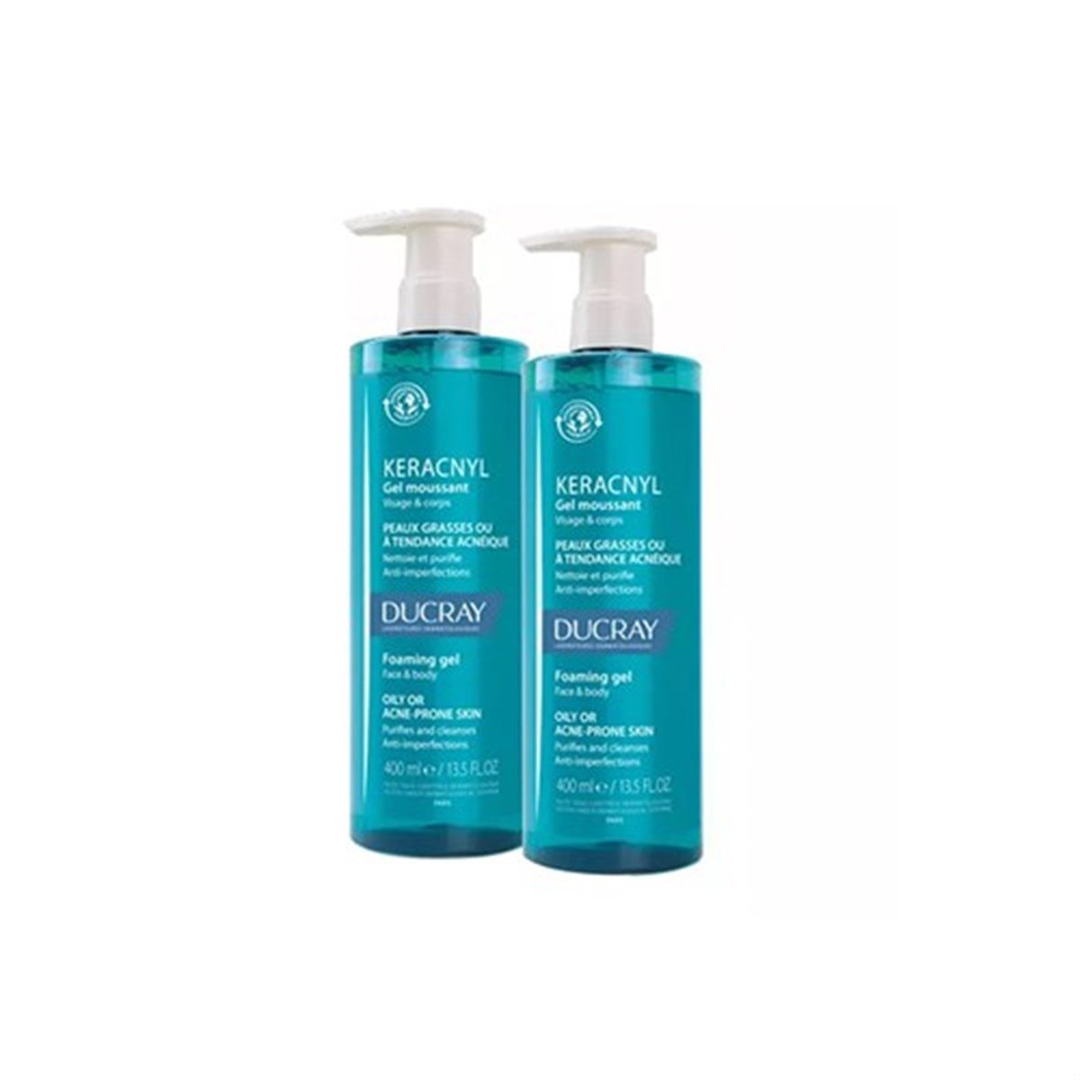 Ducray Keracnyl Yağlı ve Akneye Eğilimli Ciltler İçin Yıkama Jeli 400 ml - 2.Sİ %50 İNDİRİMLİ