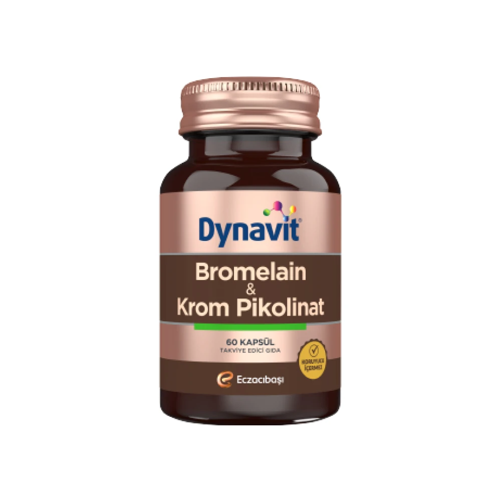 Dynavit Bromelain Krom Pikolinat 60 Kapsül-Dynavit