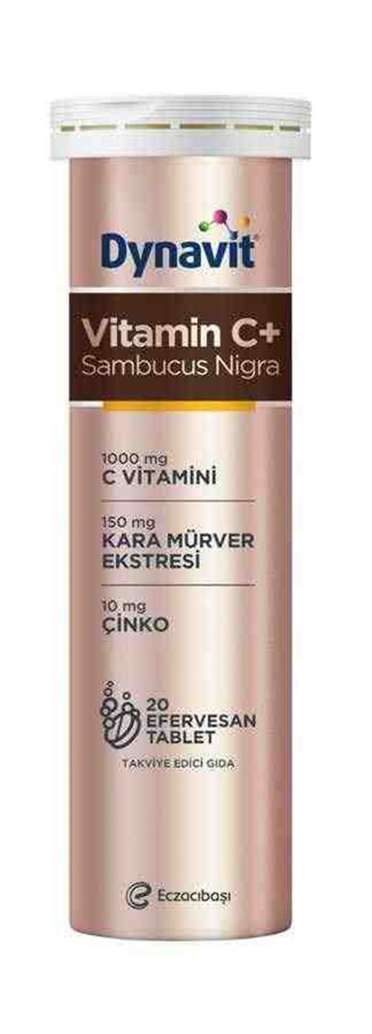 Dynavit Vitamin C & Sambucus Nigra & Çinko Efervesan Tablet 20 lik