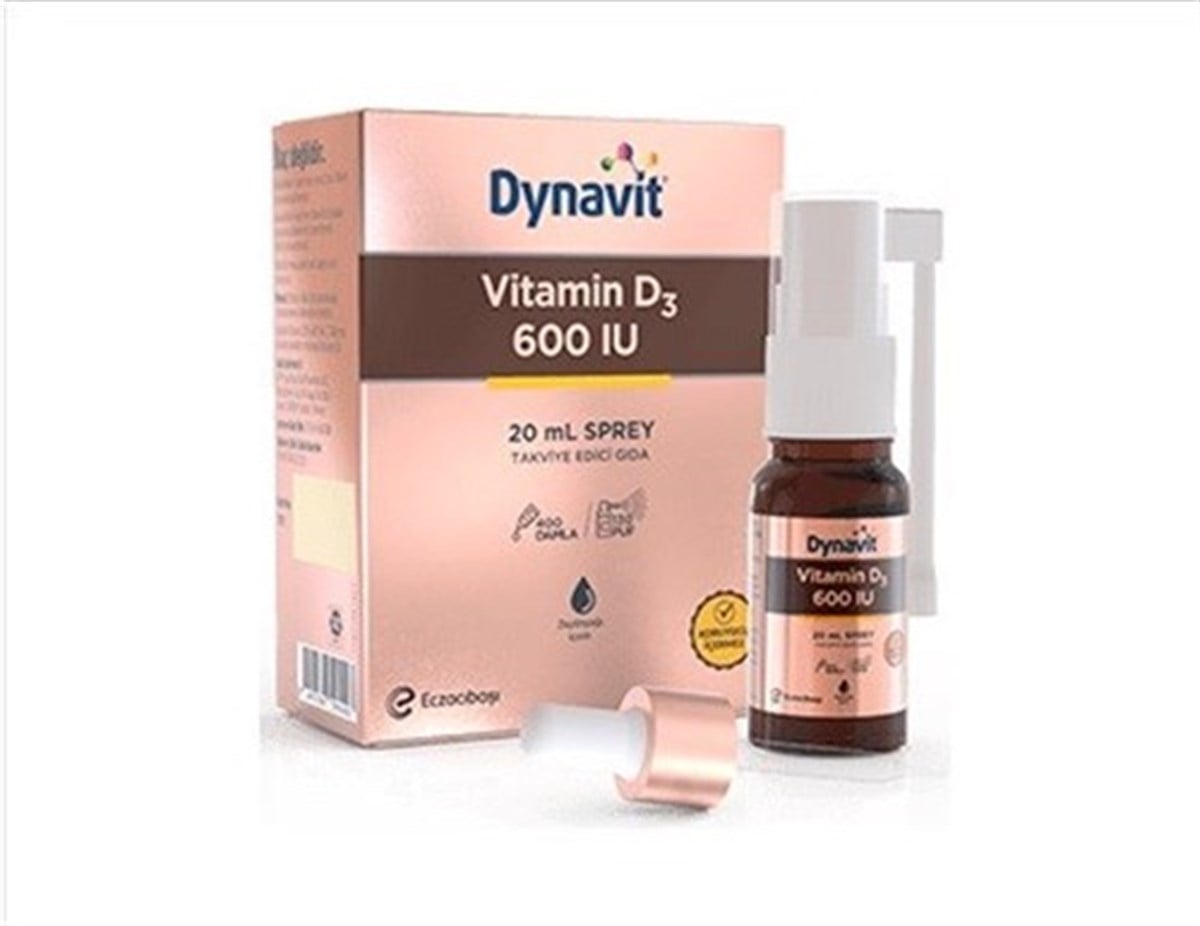 Dynavit Vitamin D3 600IU Sprey 20ml