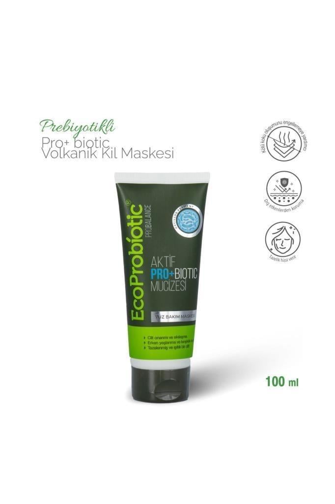 EcoProbiotic Mucize Pro Volkanik Kil Maskesi Gözenek Sıkılaştırıcı Etki 100 ml
