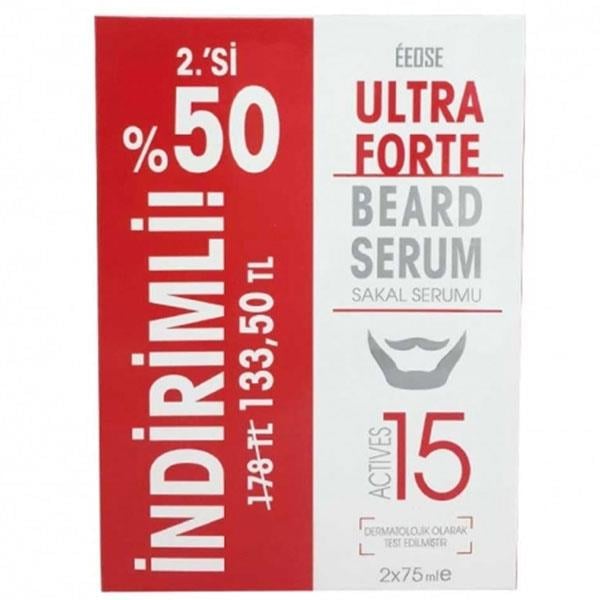 Eeose Ultra Forte Actives 15 2x75 ml SET Sakal Serumu-Eeose