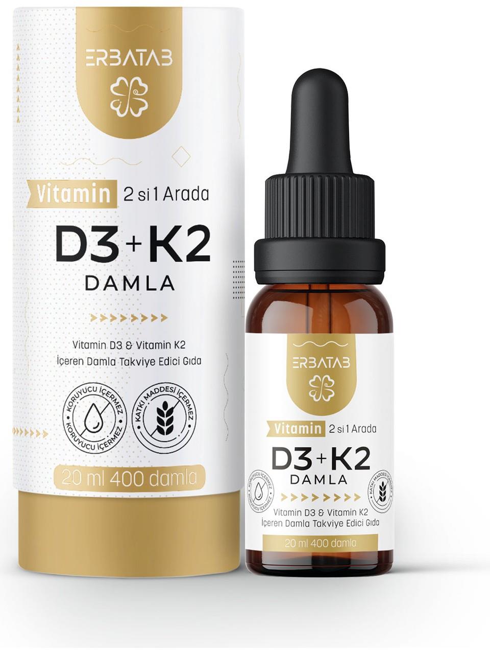 Erbatab D3-K2 20 ml-Erbatab