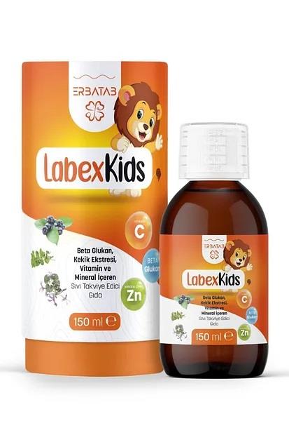 Erbatab Labex Kids Çocuk Multivitamin Şurup 150 ml-Erbatab