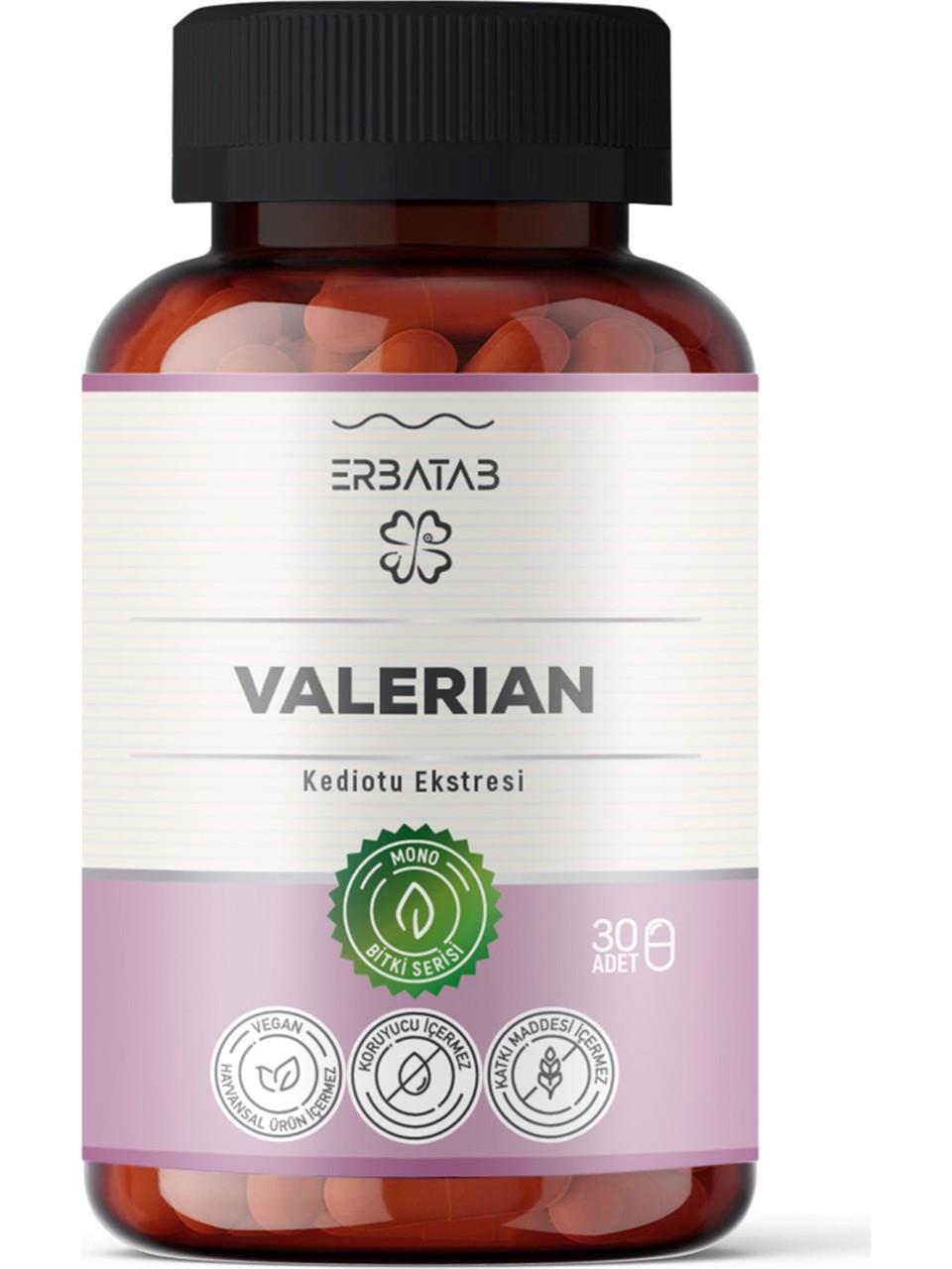 Erbatab Valerian 30 Kapsül-Erbatab