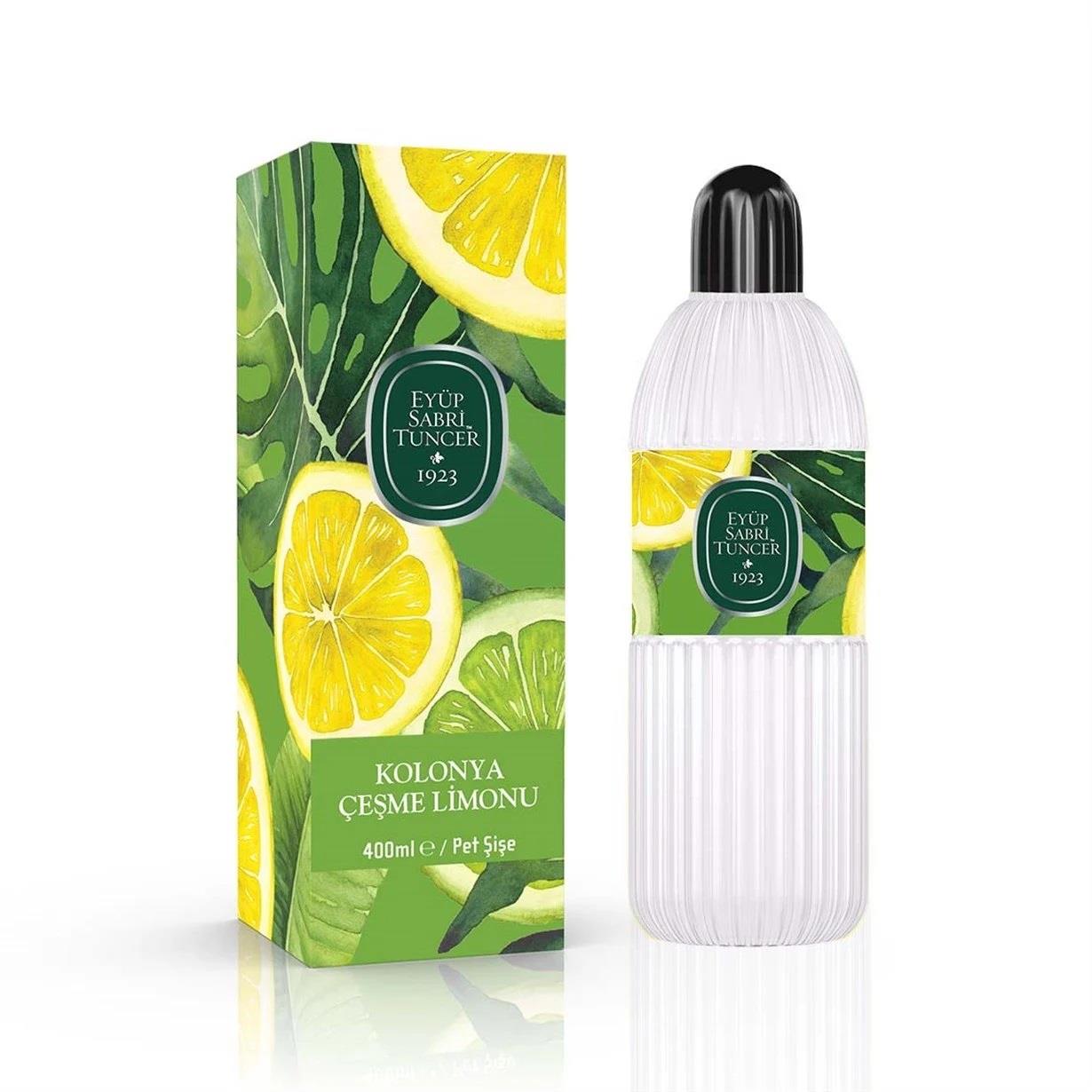 Eyüp Sabri Tuncer Kolonya Çeşme Limonu Pvc 400 ml-Eyüp Sabri Tuncer 