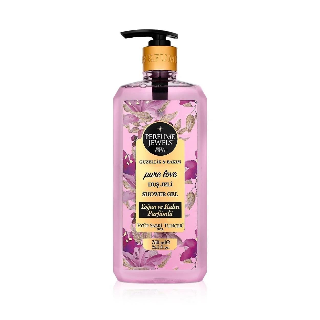Eyüp Sabri Tuncer Perfume Jewels Pure Love Duş Jeli 750 ml-Eyüp Sabri Tuncer 