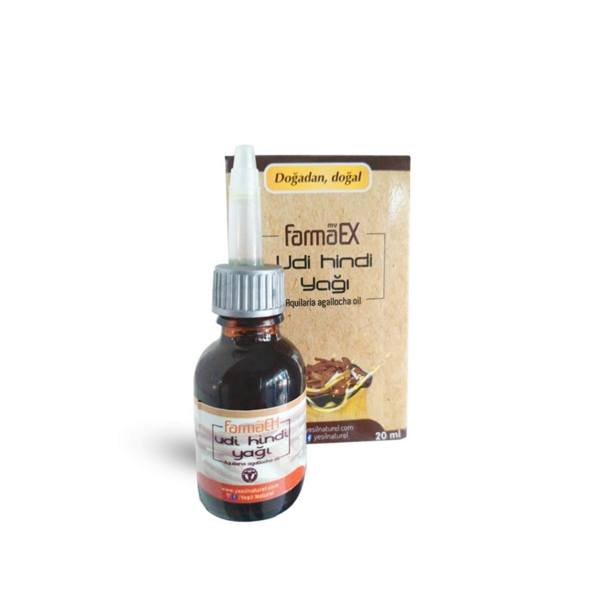 FarmaEx Udi Hindi Yağı 20 Ml