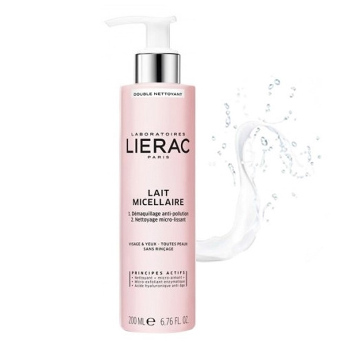 Lierac Double Cleansing Micellar Milk Face&Eyes 200Ml